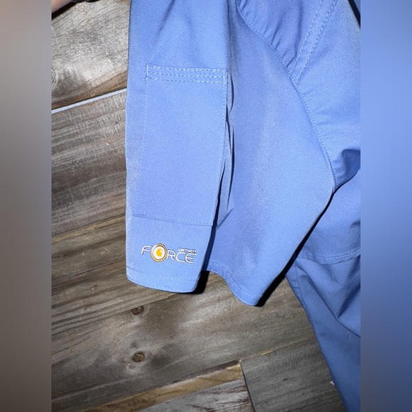 CARHARTT WOMEN'S FORCE LIBERTY TWILL V-NECK SCRUB TOP SMALL - Picture 4 of 6